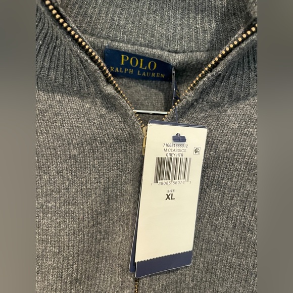 Men’s Polo half zip pullover - Picture 2 of 4